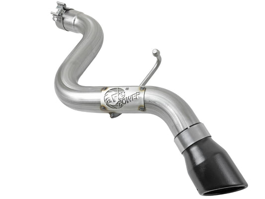aFe 49-48070-1B MACH Force-Xp 2-1/2 IN 409 Stainless Steel Hi-Tuck Axle-Back Exhaust System Black