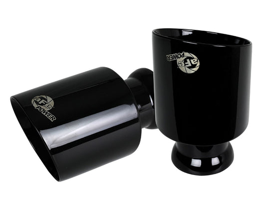 aFe 49C32068-B MACH Force-Xp 4-1/2 IN Black Direct-Fit Exhaust Tip Set