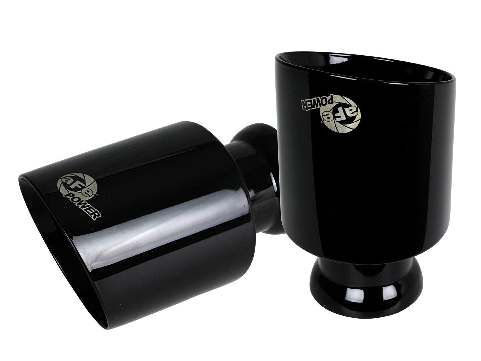 aFe 49C32068-P aFe MACH Force-XP 4-1/2in Polished OE Replacement Exhaust Tips - 15-19 Dodge Charger/Hellcat