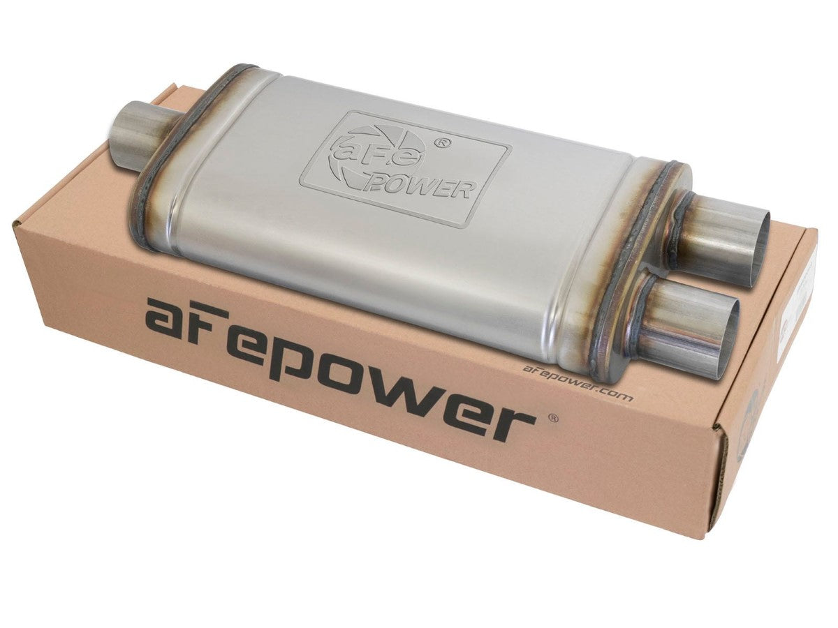 aFe 49M00009 MACH Force-Xp 2.5" to 2.5" 409 Stainless Steel Muffler