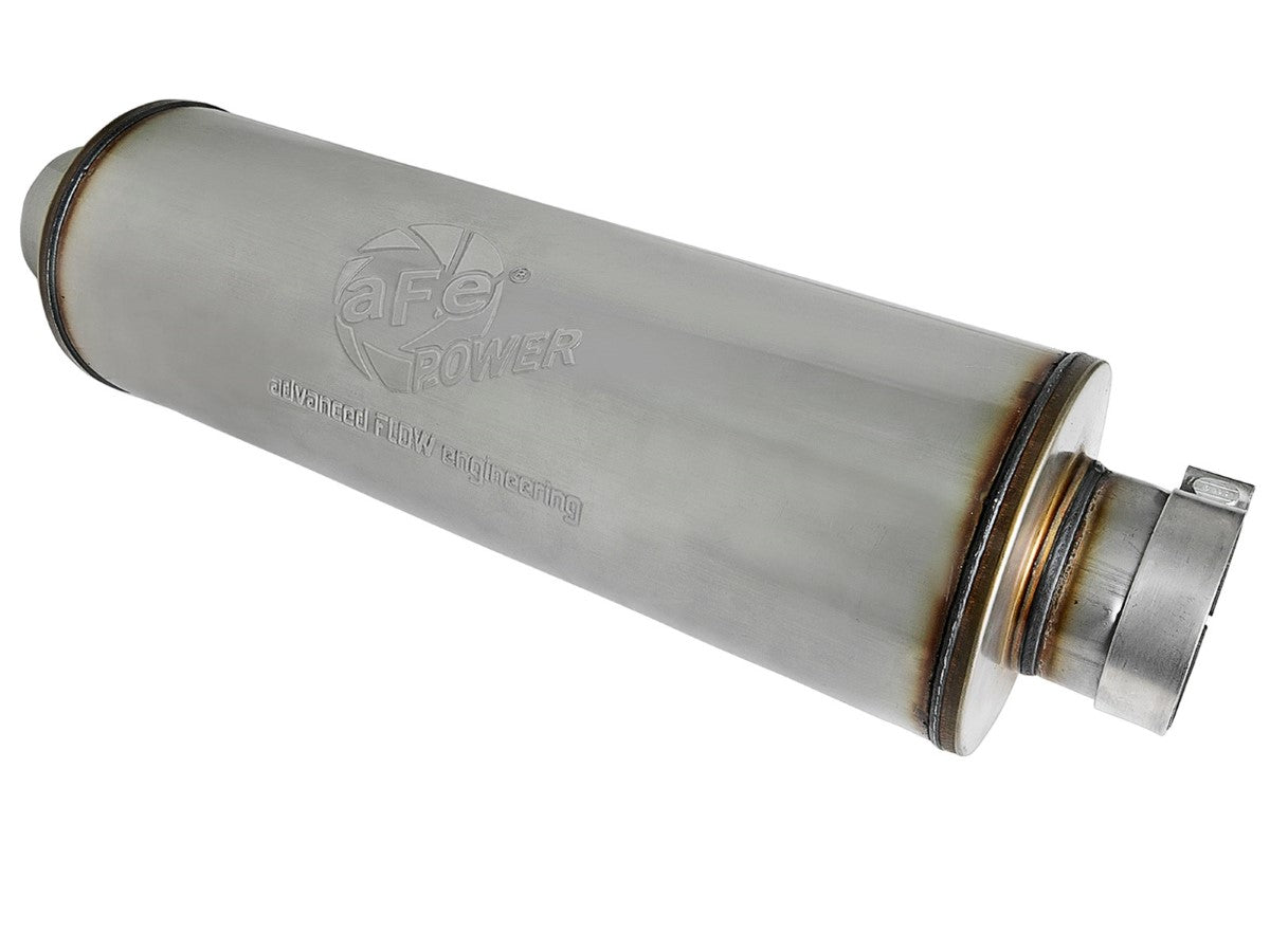 aFe 49M00038 SATURN 4S - 4" 409 Stainless Steel Muffler