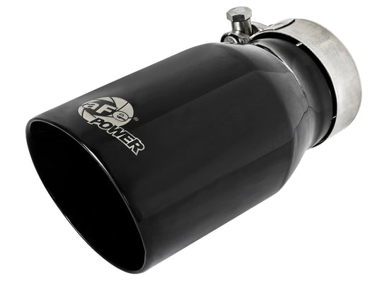 aFe 49T25354-C07 aFe MACH Force-Xp Universal Exhaust Tip 2-1/2 IN Inlet x 3-1/2 IN Outlet X 7 IN L