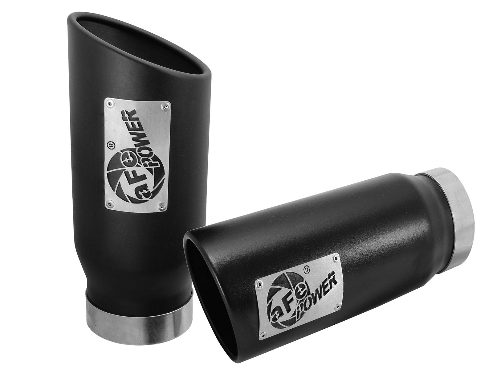 aFe 49T40506-P12 aFe MACH Force-Xp Universal Exhaust Tip 4 IN Inlet x 5 IN Outlet x 12 IN L