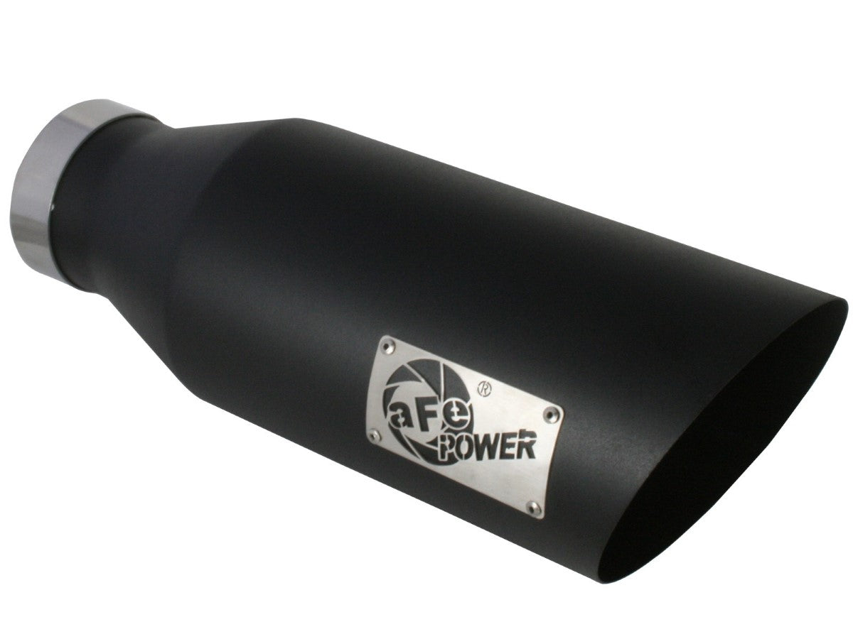 aFe MACH Force-Xp Universal Exhaust Tip 4 IN Inlet x 7 IN Outlet x 18 IN L