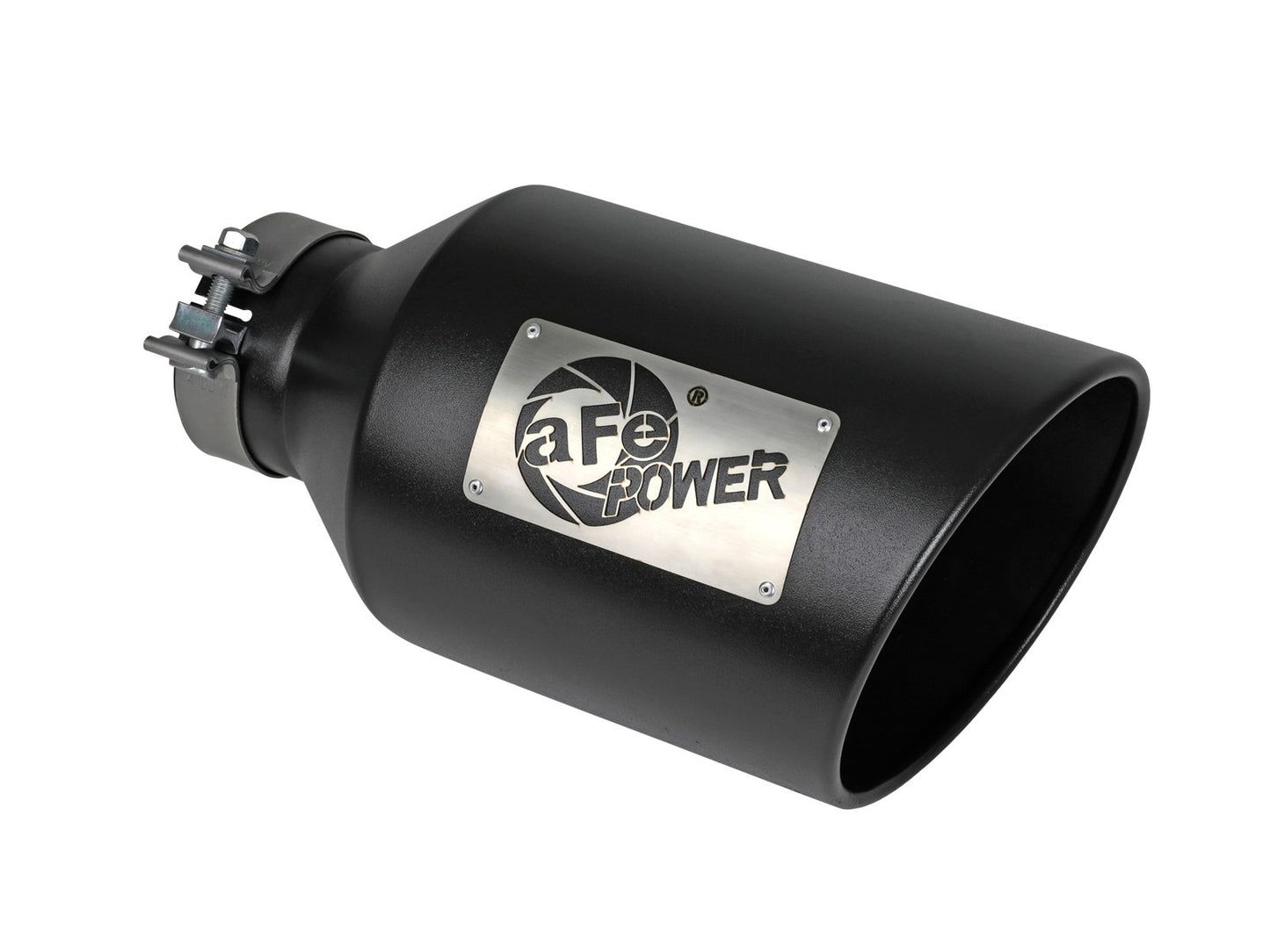 aFe 49T40801-P15 aFe Power MACH Force-Xp 304 Stainless Steel Clamp-on Exhaust Tip - Polished