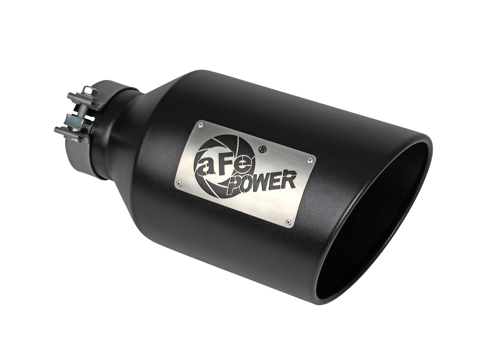 aFe 49T40801-P15 aFe Power MACH Force-Xp 304 Stainless Steel Clamp-on Exhaust Tip - Polished