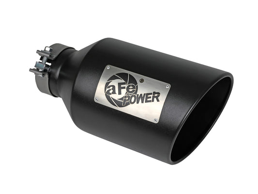 aFe 49T40801-P15 aFe Power MACH Force-Xp 304 Stainless Steel Clamp-on Exhaust Tip - Polished