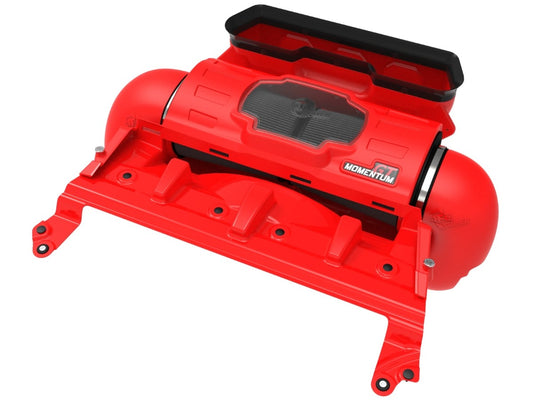 aFe 50-70075KR Momentum GT Cold Air Intake System in Raising Hell Red w/ Black Pro 5R Filters