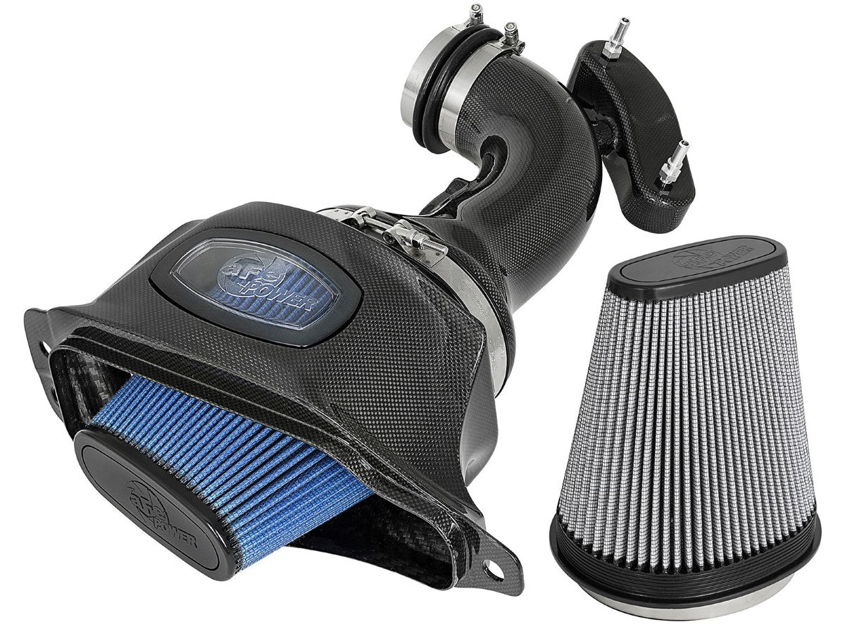 aFe 52-74201-C Black Series Momentum Carbon Fiber Cold Air Intake System w/Dual Filter