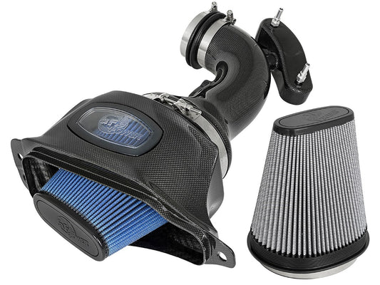 aFe 52-74201-C Black Series Momentum Carbon Fiber Cold Air Intake System w/Dual Filter