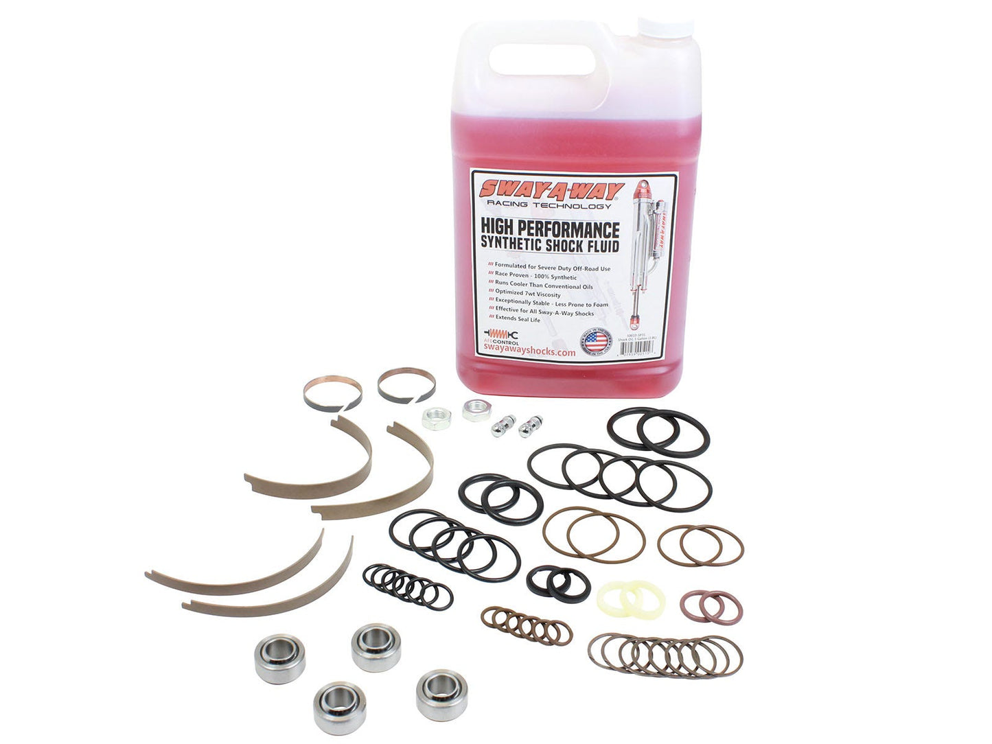 aFe 52000-SP01 aFe Control Sway-A-Way 2.0" Shock Master Rebuild Kit 7/8" Shaft