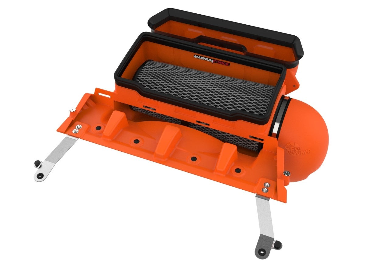 aFe 54-13072KN Magnum FORCE Stage-2 Orange Edition Cold Air Intake System w/ Black Pro 5R Filter