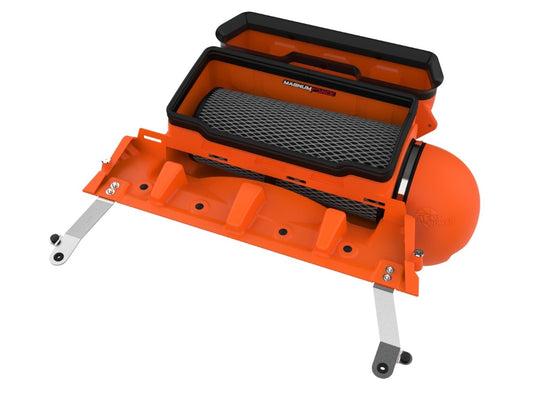 aFe 54-13072KN Magnum FORCE Stage-2 Orange Edition Cold Air Intake System w/ Black Pro 5R Filter