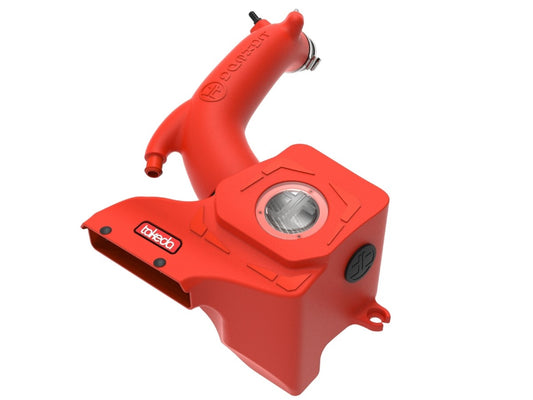 aFe 56-70021DR Takeda Momentum Red Edition Cold Air Intake System w/ Pro DRY S Filter