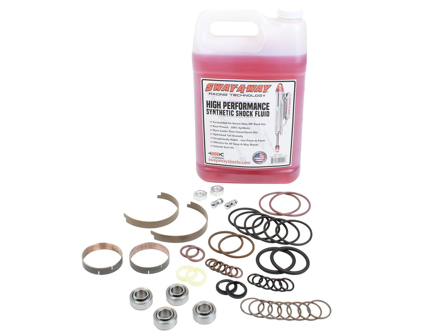 aFe 56000-SP01 aFe Control Sway-A-Way 2.5" Shock Master Rebuild Kit 7/8" Shaft