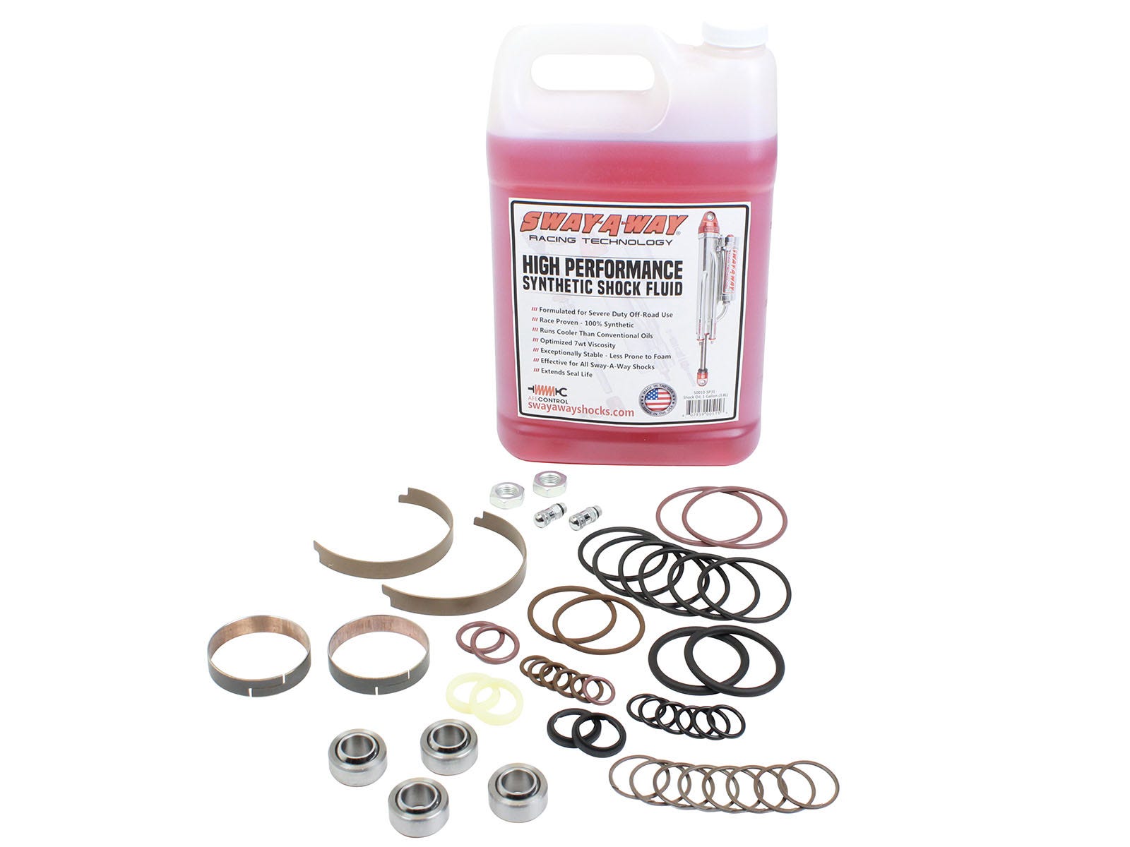 aFe 56000-SP01 aFe Control Sway-A-Way 2.5" Shock Master Rebuild Kit 7/8" Shaft