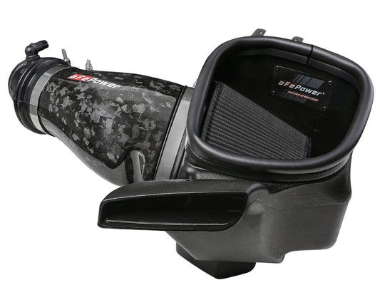 aFe 57-10028K Track Series Carbon Fiber Cold Air Intake System w/ Black Pro 5R Filter