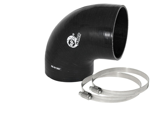 aFe 59-00067 aFe Magnum FORCE Intake Coupling Kit (4 IN ID to 3-4/5 IN ID x 90 Deg.) Elbow Coupler - Black
