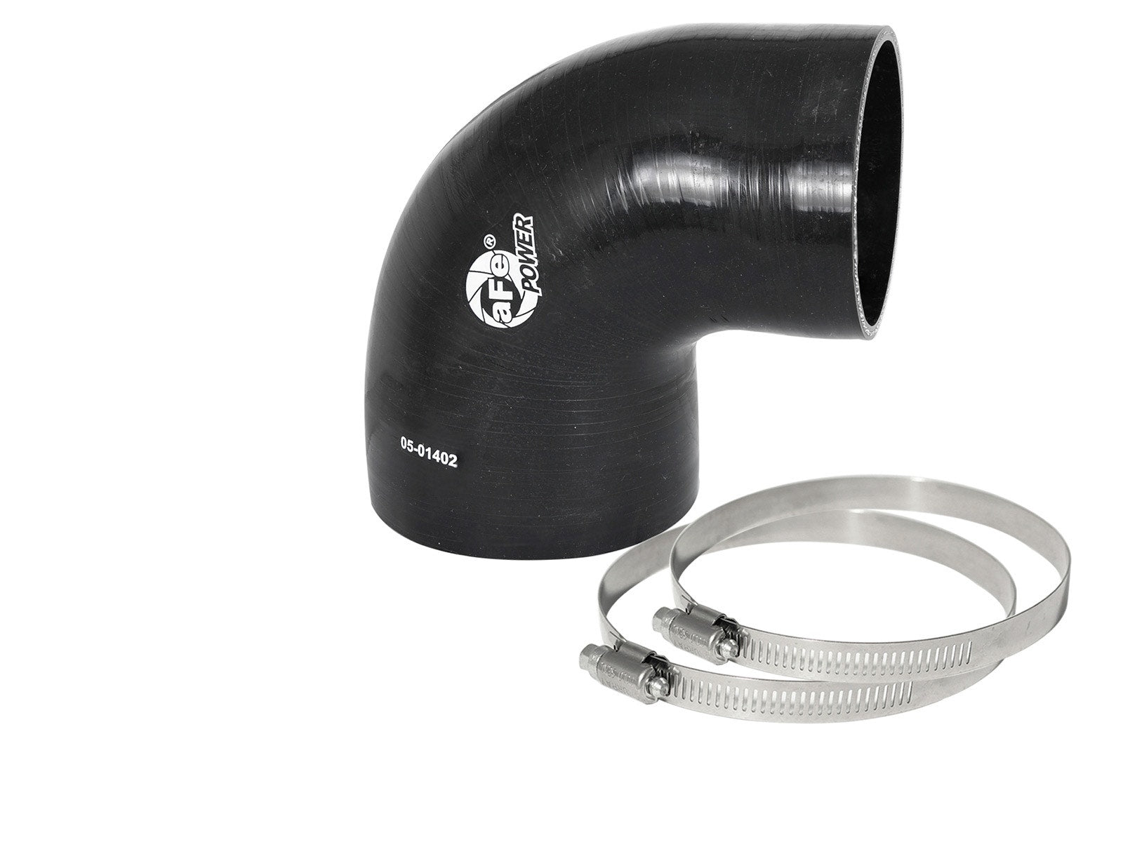 aFe 59-00073 aFe Magnum FORCE Intake Coupling Kit (4 IN ID to 3-3/8 IN ID x 90 Deg.) Elbow Coupler - Black