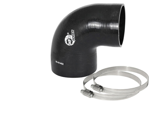 aFe 59-00073 aFe Magnum FORCE Intake Coupling Kit (4 IN ID to 3-3/8 IN ID x 90 Deg.) Elbow Coupler - Black
