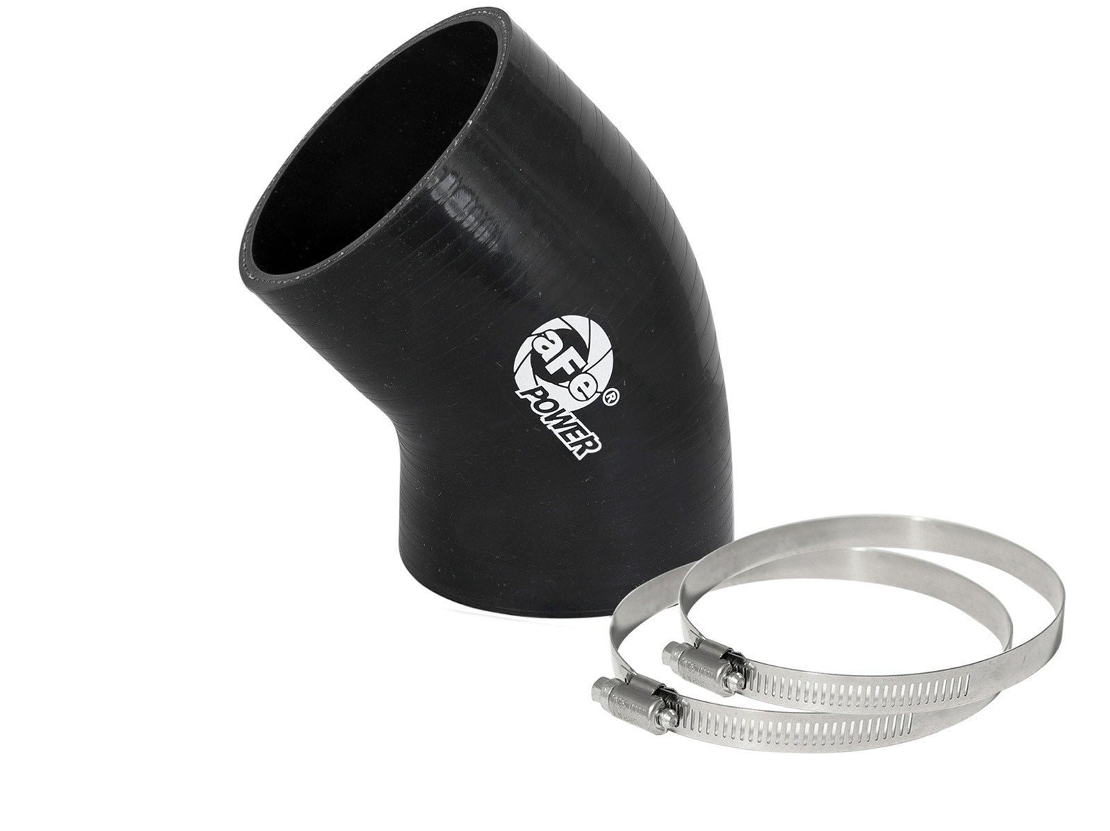 aFe 59-00075 aFe Magnum FORCE Intake Coupling Kit (3 IN ID to 3-1/4 IN ID x 45 Deg.) Elbow Coupler - Black
