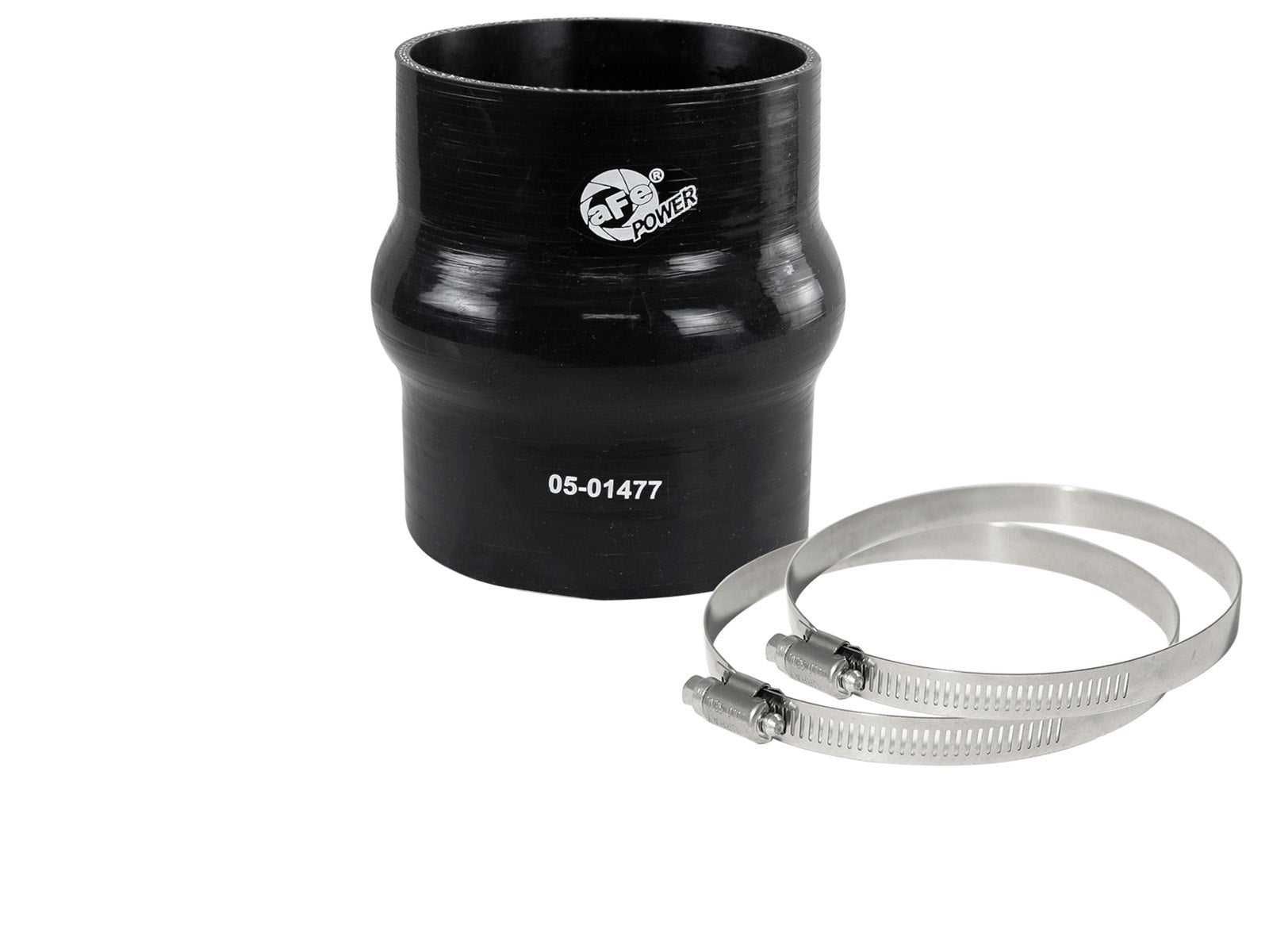 aFe 59-00098 aFe Magnum FORCE Intake Coupling Kit (3-1/8 IN ID x 4 IN L) Straight Coupler w/ Hump - Black