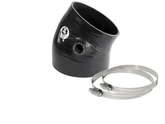 aFe 59-00115 aFe Magnum FORCE Intake Coupling Kit (4-3/8 IN ID to 3-3/4 IN ID x 30 Deg.) Elbow Coupler - Black