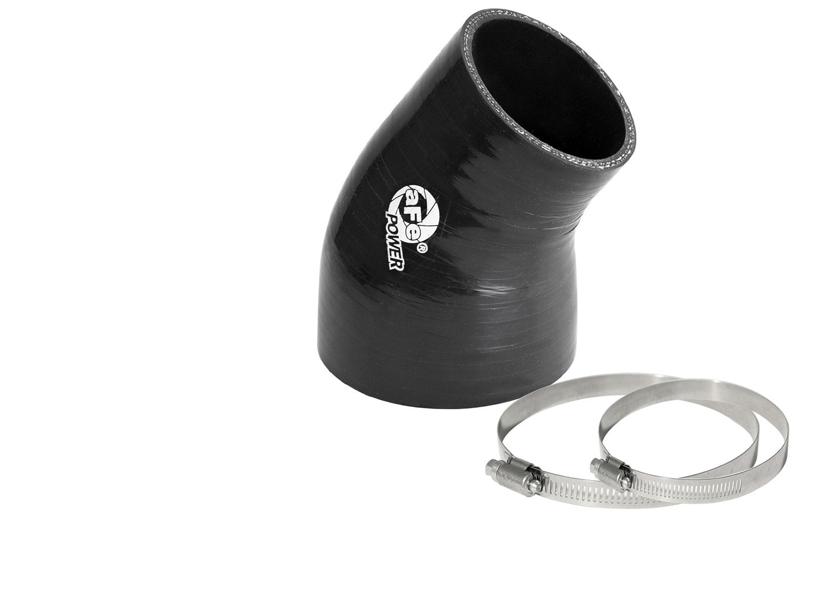 aFe 59-00117 aFe Magnum FORCE Intake Coupling Kit (3 IN ID to 2-1/4 IN ID x 35 Deg.) Elbow Coupler - Black