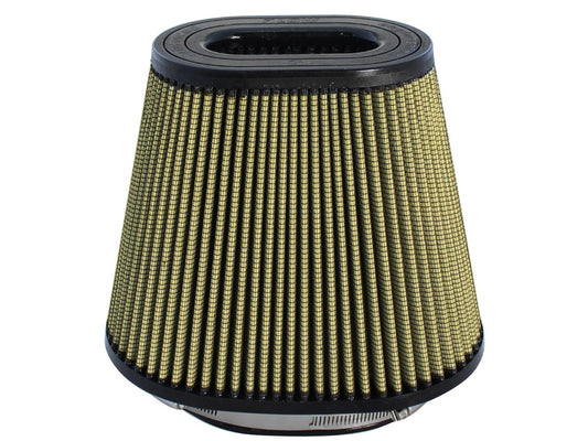 aFe Magnum FORCE Intake Rplcmnt Air Filter (5-1/4x7)IN F x (6-3/8x10)IN B x (4-1/2x6-3/4)IN Tx8IN H