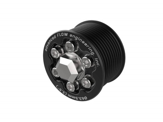 aFe 79-10009 aFe POWER Supercharger Power Pulley Kit w/ Hub 2.50 IN
