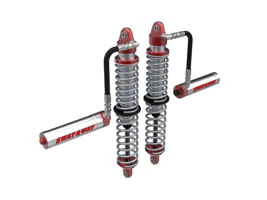 aFe 851-5600-01-CA Sway-A-Way 2.5 Front Remote Reservoir Coilover Kit with Compression Adjusters