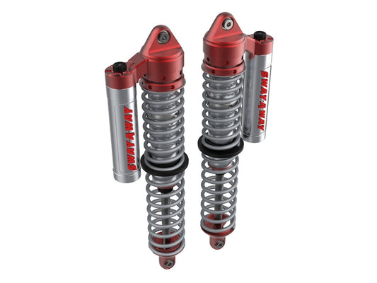 aFe 851-5600-03-CA Sway-A-Way 2.5 Front Piggyback Coilover Kit with Compression Adjusters