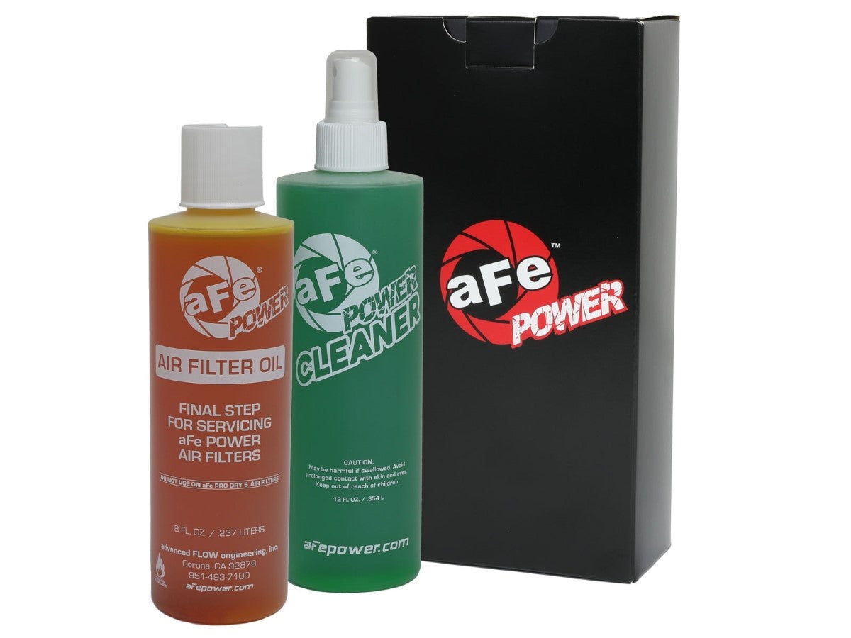 aFe 90-50500 aFe POWER Pro GUARD 7 Air Filter Restore Kit; 8 oz Squeeze Oil, 12 oz Spray Cleaner