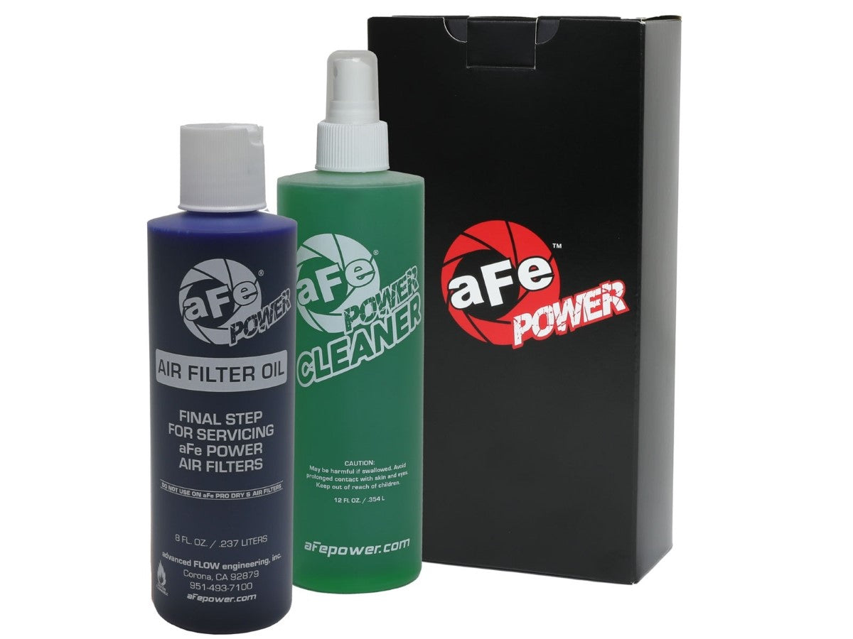 aFe 90-50501 aFe POWER Pro 5R &amp; Pro 10R Air Filter Restore Kit; 8 oz Squeeze Oil, 12 oz Spray Cleaner