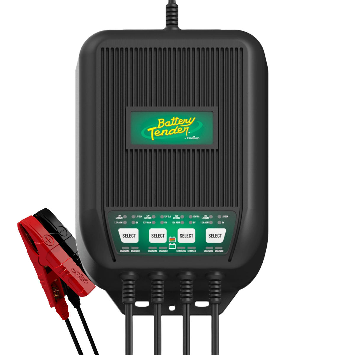 4-Bank Selectable 12V or 6V, 12 AMP Battery Charger